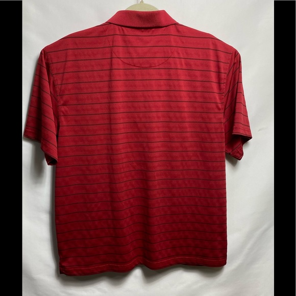 Grandslam golf mens polo sz XL red strip - Picture 2 of 3